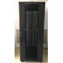 DATEUP MSD.8042.9601,42U 800X1000,Floor standing cabinet,Front vented camber door and rear double section flat vented door with handle lock(lock disassemble),two panels in each side with small round lock,Aluminum plate logo "DATEUP" on top cover